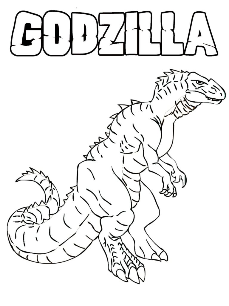 Ausmalbilder Godzilla