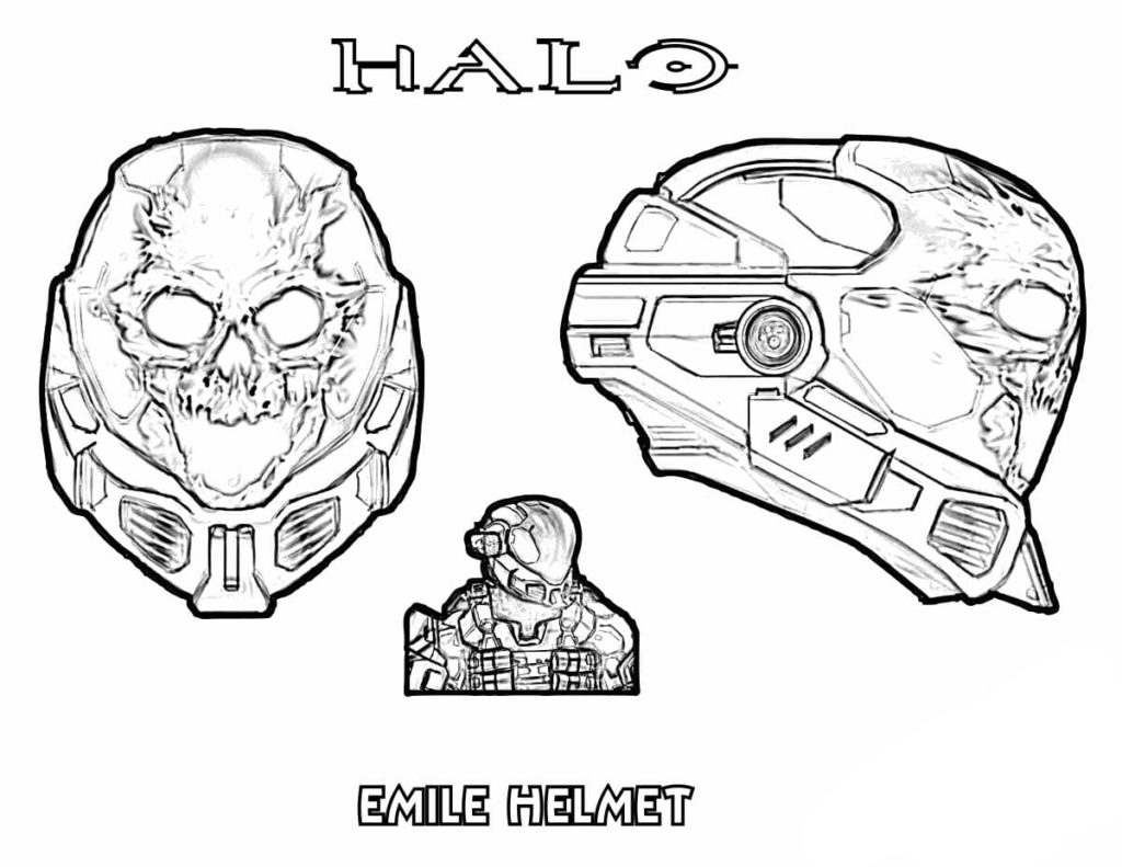 Disegni da colorare di Halo