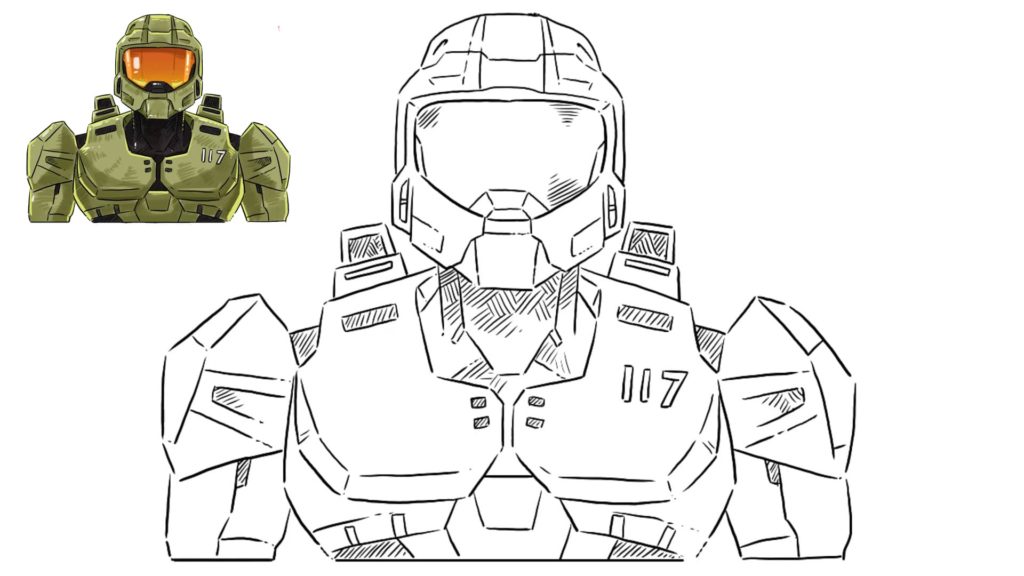 Halo Coloring Pages