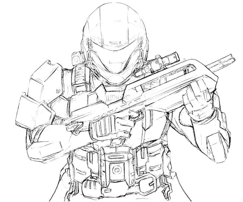 Desenhos de Halo para colorir