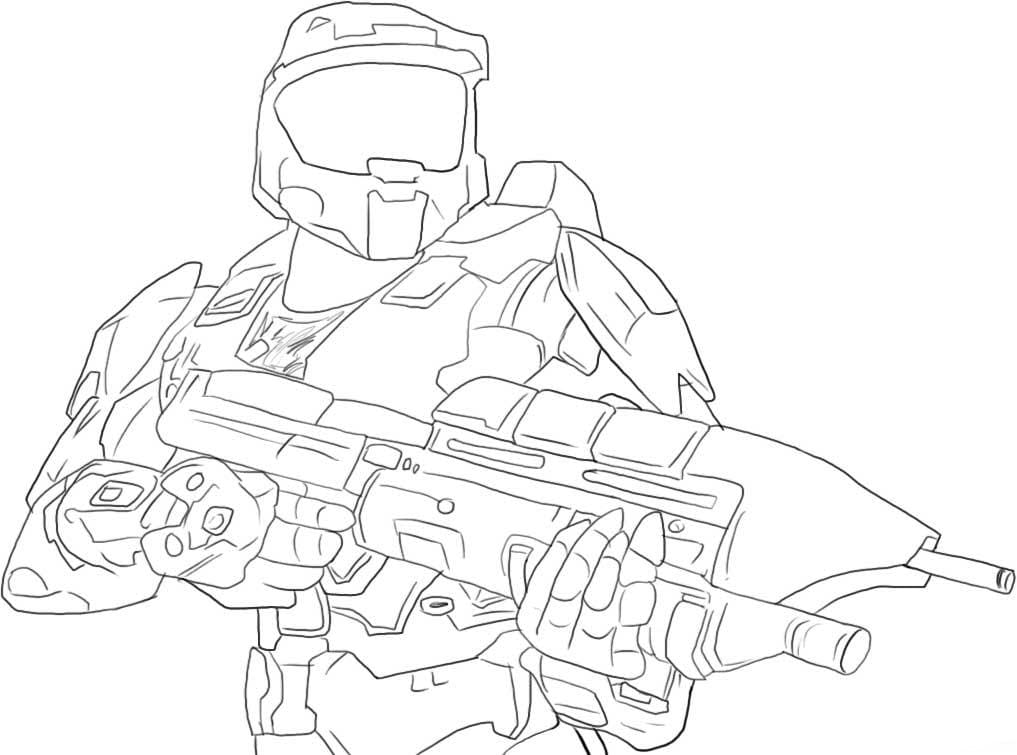 Dibujos de Halo para colorear