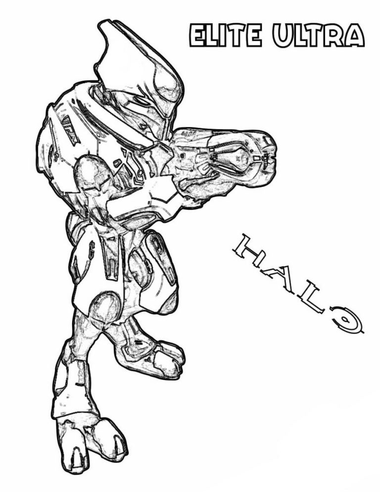 Halo Coloring Pages - 90 Printable Coloring Pages