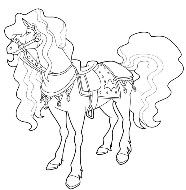 Coloriage Horseland