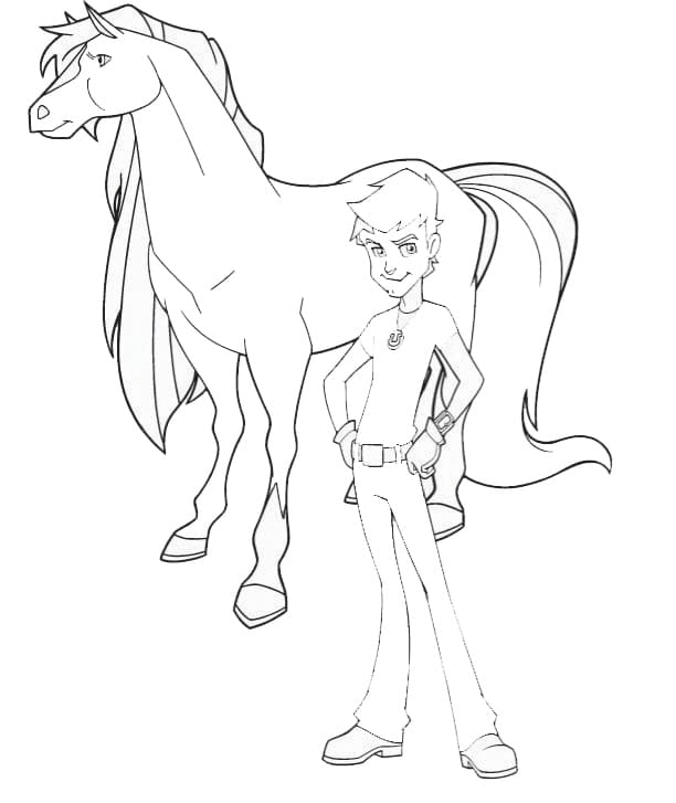 Horseland coloring pages. 