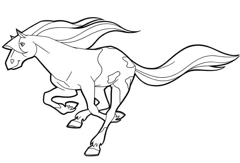 Раскраски из мультика Страна лошадей