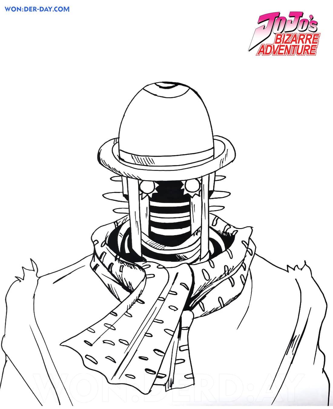 JoJo&39;s Bizarre Adventure coloring pages   WONDER DAY — Coloring pages ...