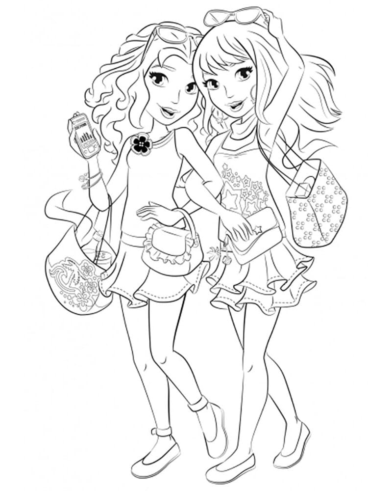 Lego Friends Coloring Pages
