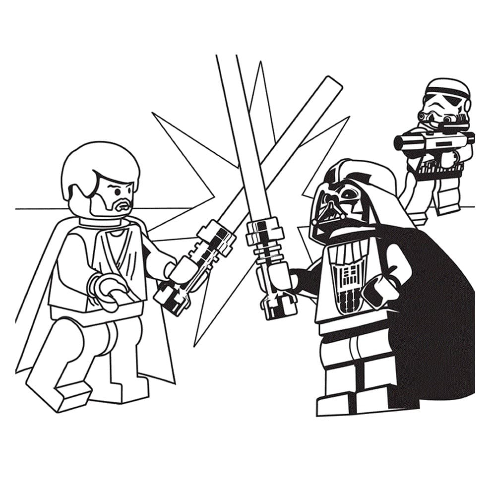 Malvorlagen Lego Star Wars   Kostenlose Ausmalbilder
