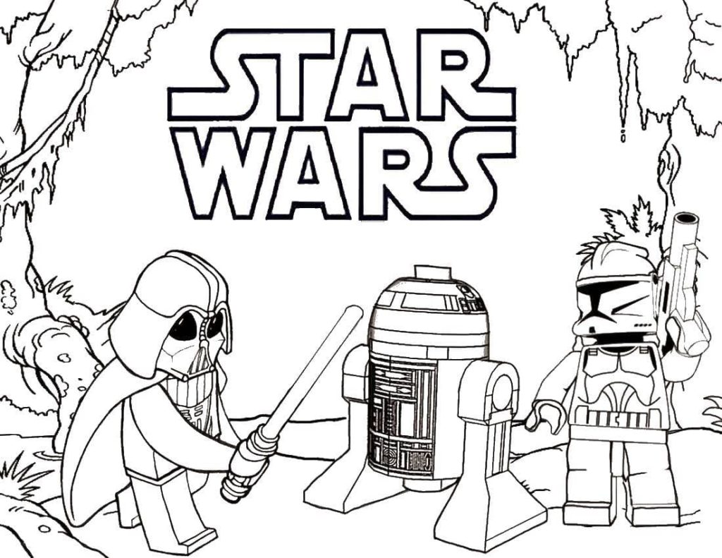 Disegni da colorare di Lego Star Wars