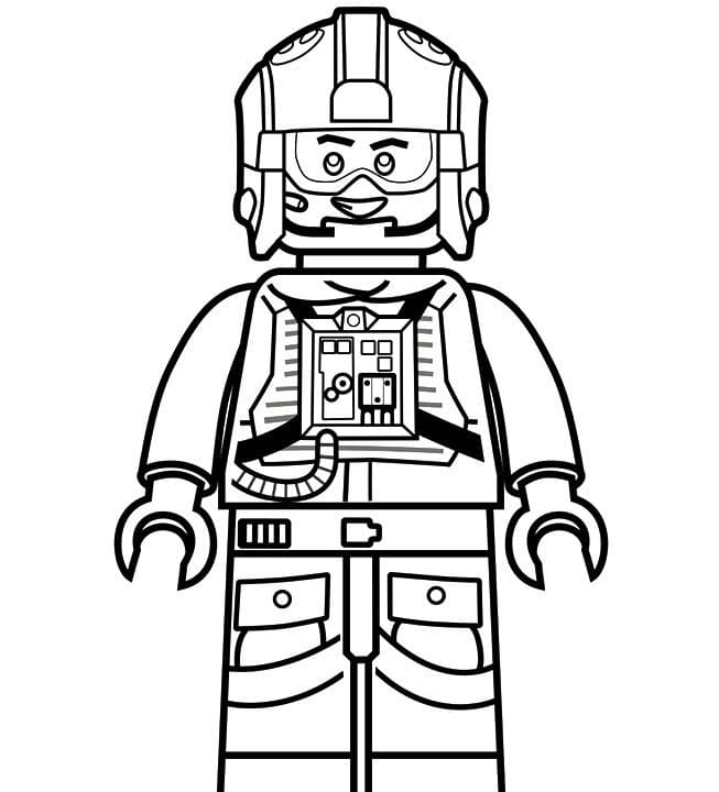 Dibujos para colorear de Lego Star Wars