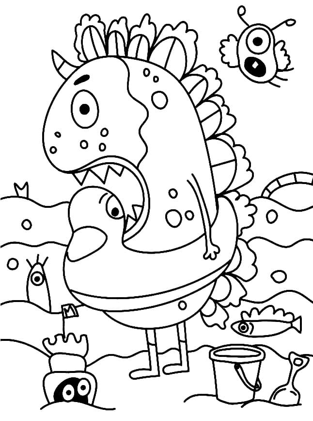 Monster Coloring pages