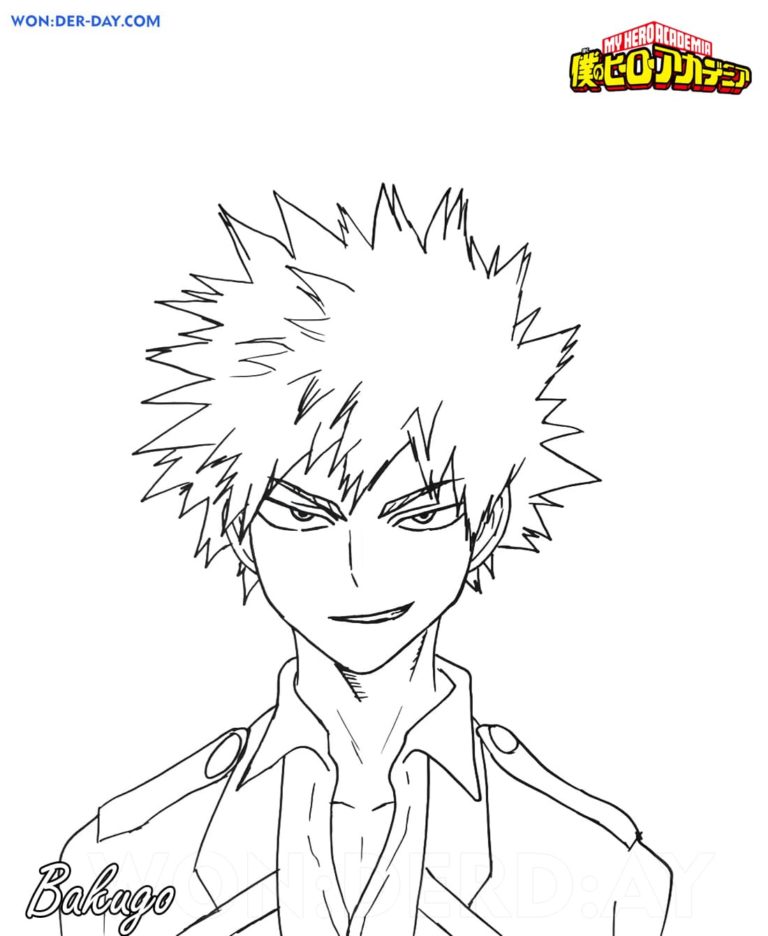 Desenhos De My Hero Academia Para Colorir Imprima Gratuitamente