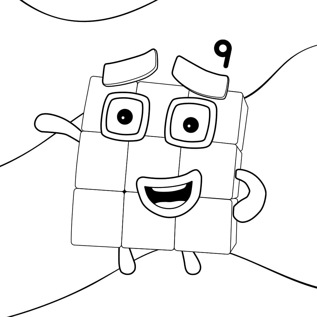 Numberblocks Coloring Pages - Printable Coloring Pages For Kids