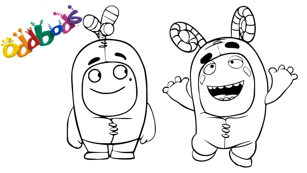Featured image of post Oddbods Coloring Pages Newt