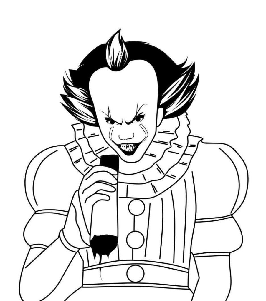 Dibujos de Pennywise para colorear