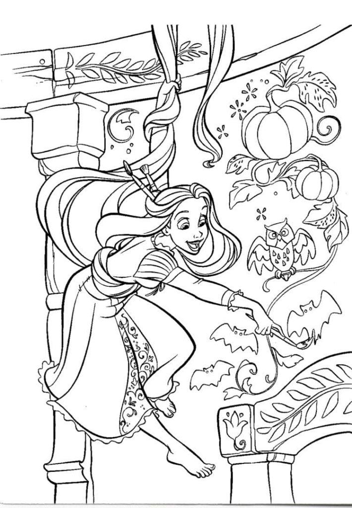 Rapunzel Printable coloring pages