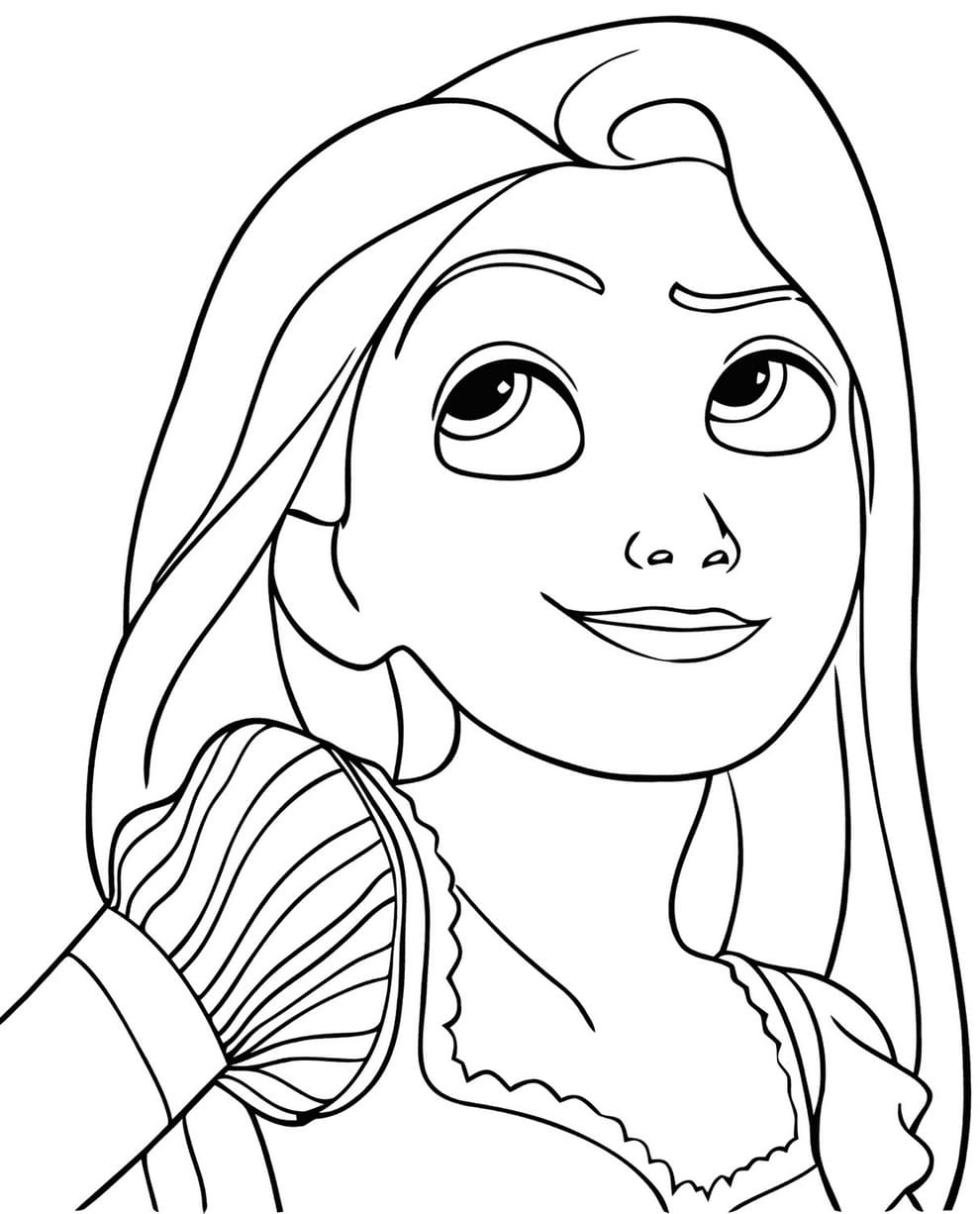 Rapunzel Printable coloring pages WONDER DAY — Coloring pages for