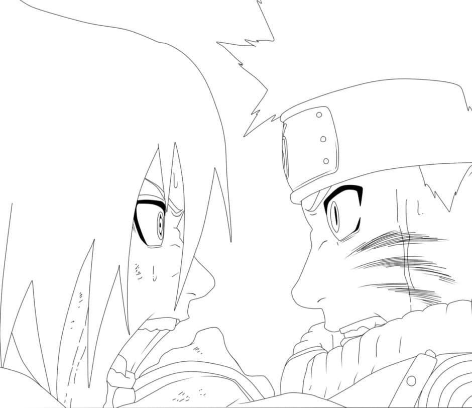 Sasuke coloring pages