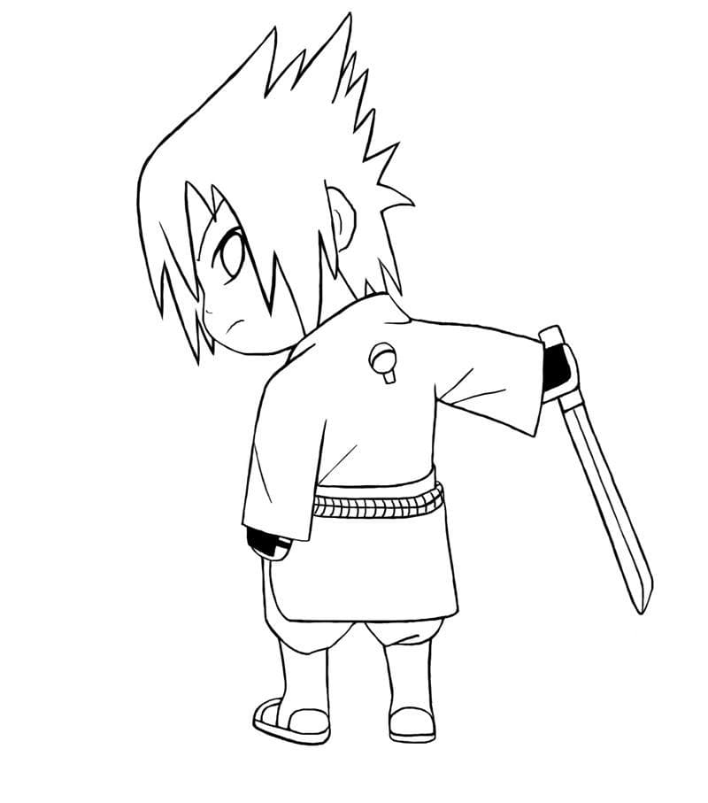 Sasuke disegni da colorare