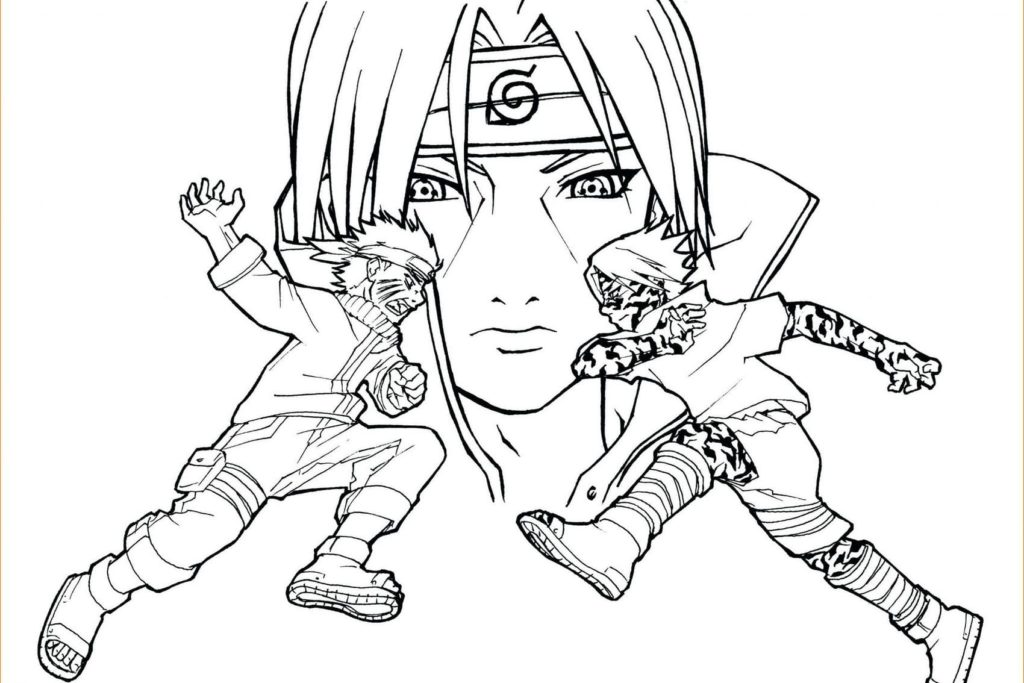 Desenhos de Sasuke Uchiha para Colorir