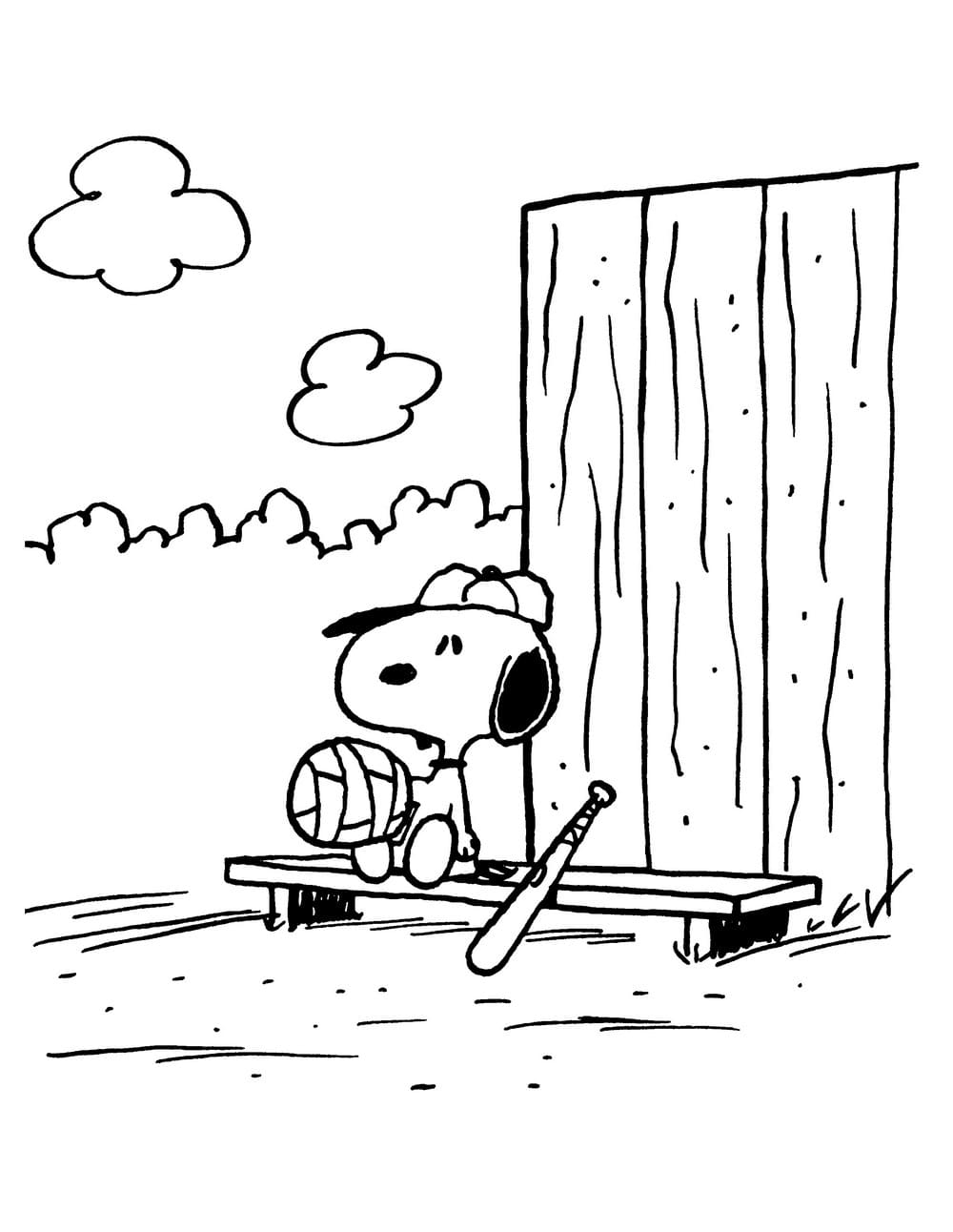 Snoopy coloring pages. Print in A4 format | WONDER DAY — Coloring pages ...