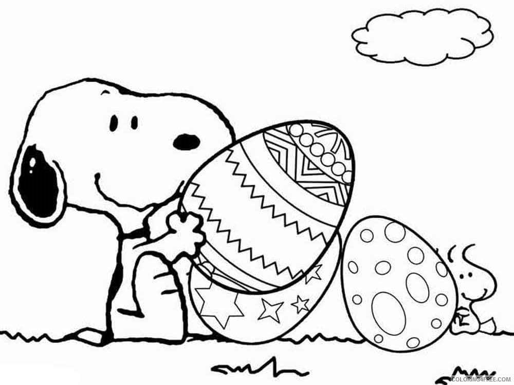Snoopy coloring pages. Print in A4 format