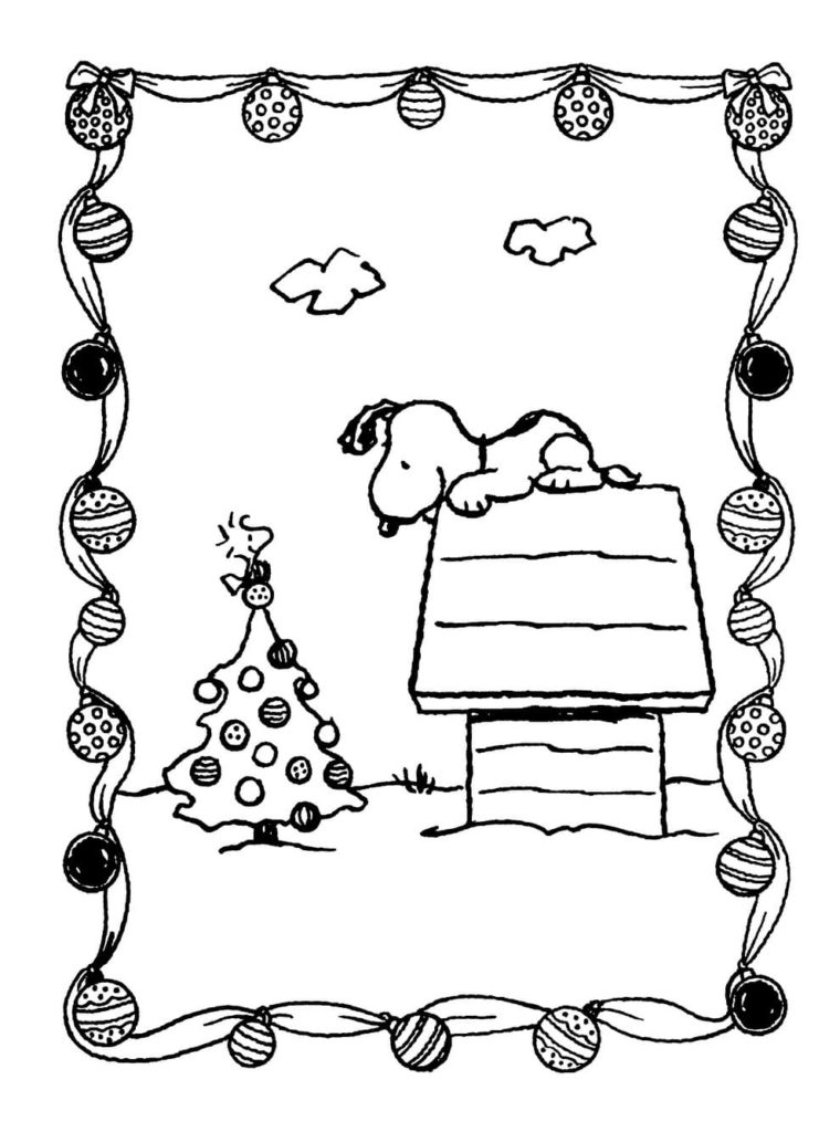 Coloriage Snoopy
