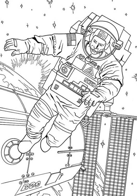 Раскраски Космос. 100 Раскрасок для печати
