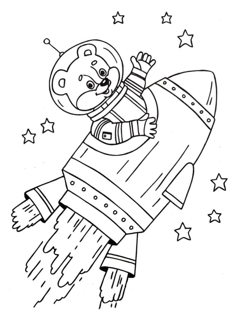 Space Coloring pages. 100 Printable Colorings pages