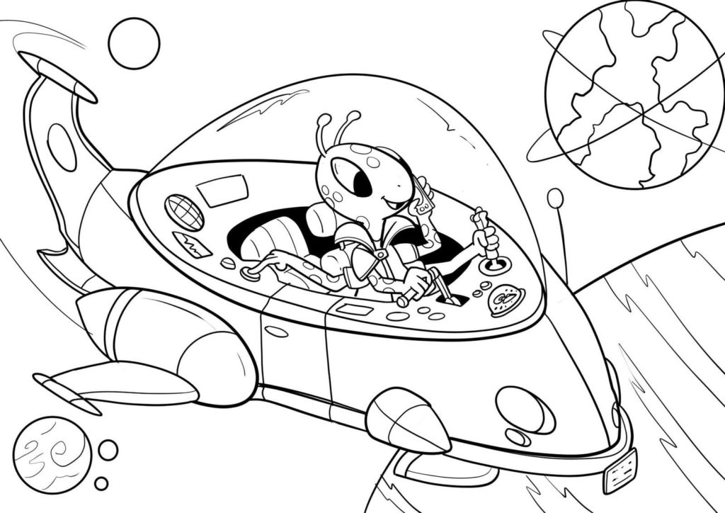 little einstein rocket ship coloring pages