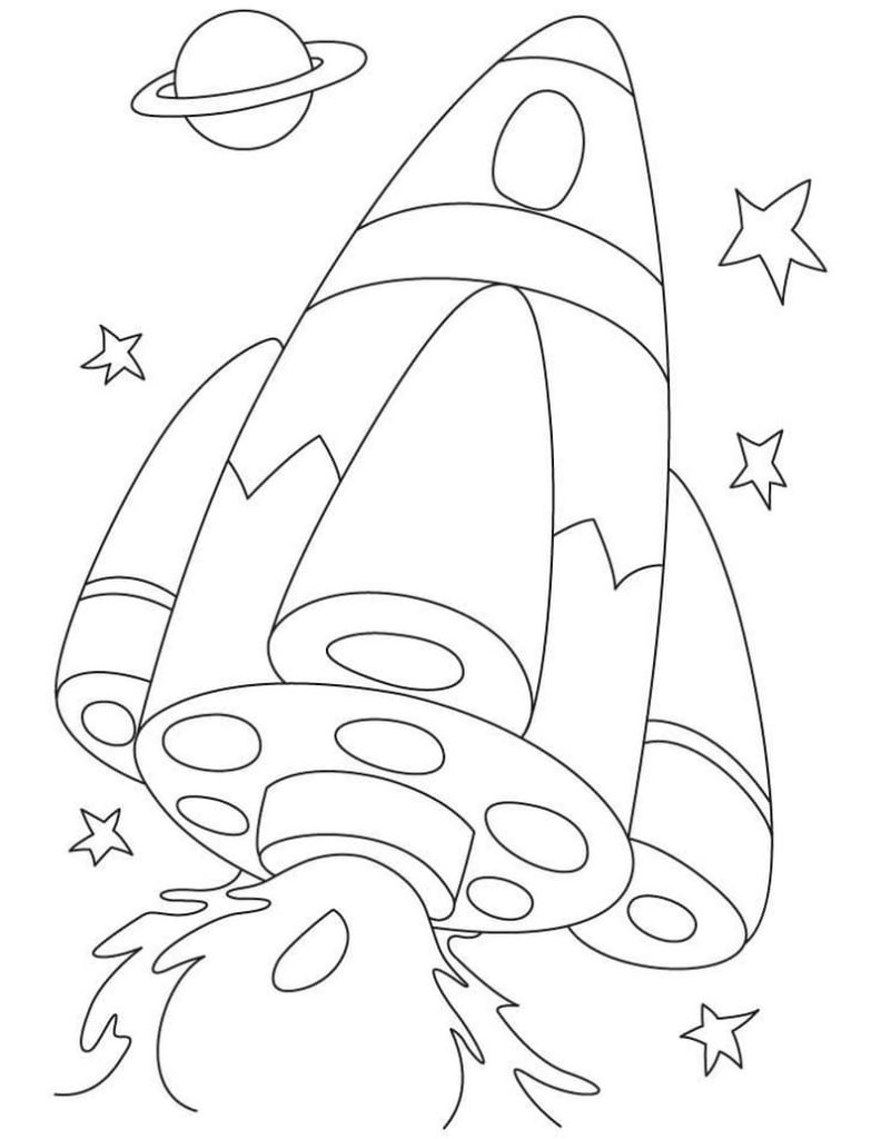 Space Coloring pages. 100 Printable Colorings pages