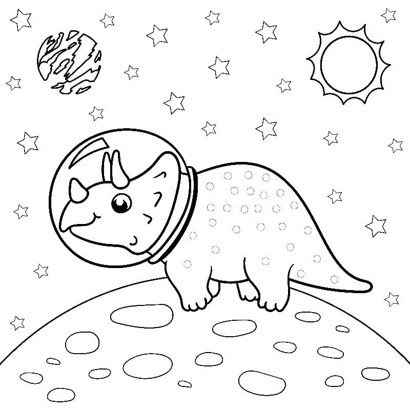 animal space coloring pages