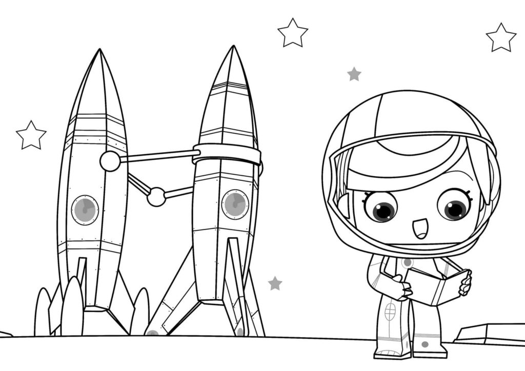 Space Coloring pages. 100 Printable Colorings pages