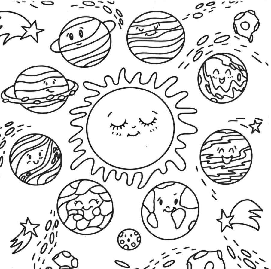 Espaço Educar desenhos para colorir : Desenhos de sol para pintar