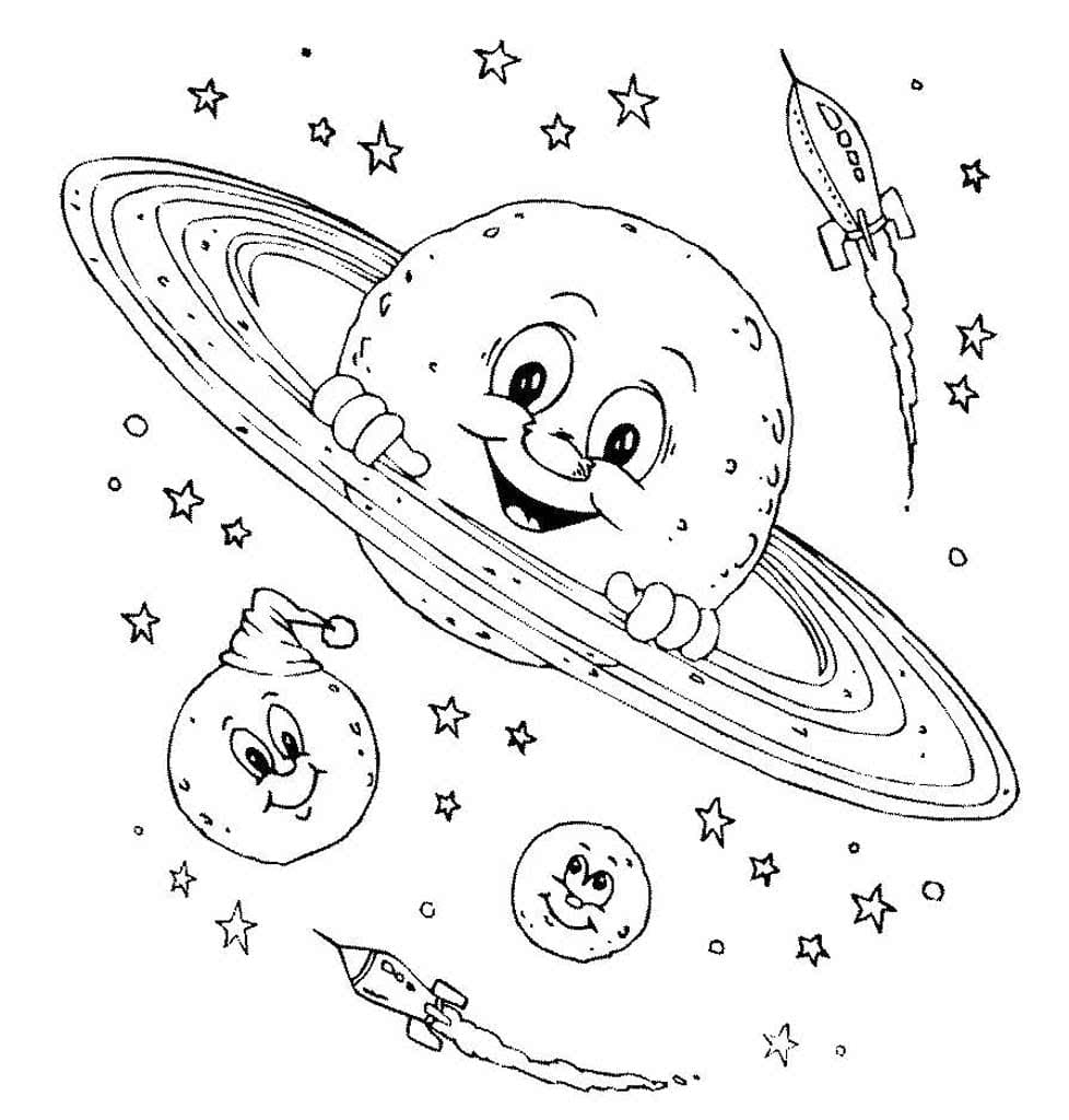 Libro De Colorear Para Niños : Páginas Divertidas Para Colorear El Espacio  Para Niños Y Niñas De 4-8, 6-9 Años. Actividades Para Colorear Hermosos  Diseños Con: El Universo, Los Planetas, Astronautas, El