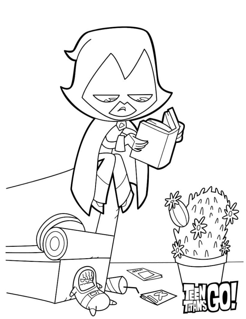 Teen Titans Go Coloring Pages