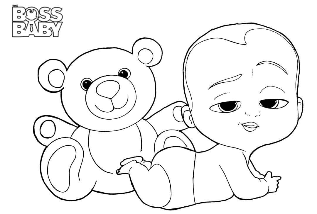 The Boss Baby coloring pages   Print for kids   WONDER DAY ...