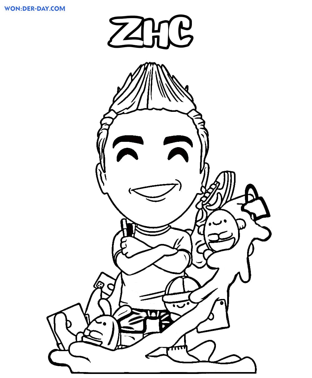 Zhc Coloring Pages Free Coloring Pages Wonder Day Coloring Pages For Children And Adults - mr beast brawl stars