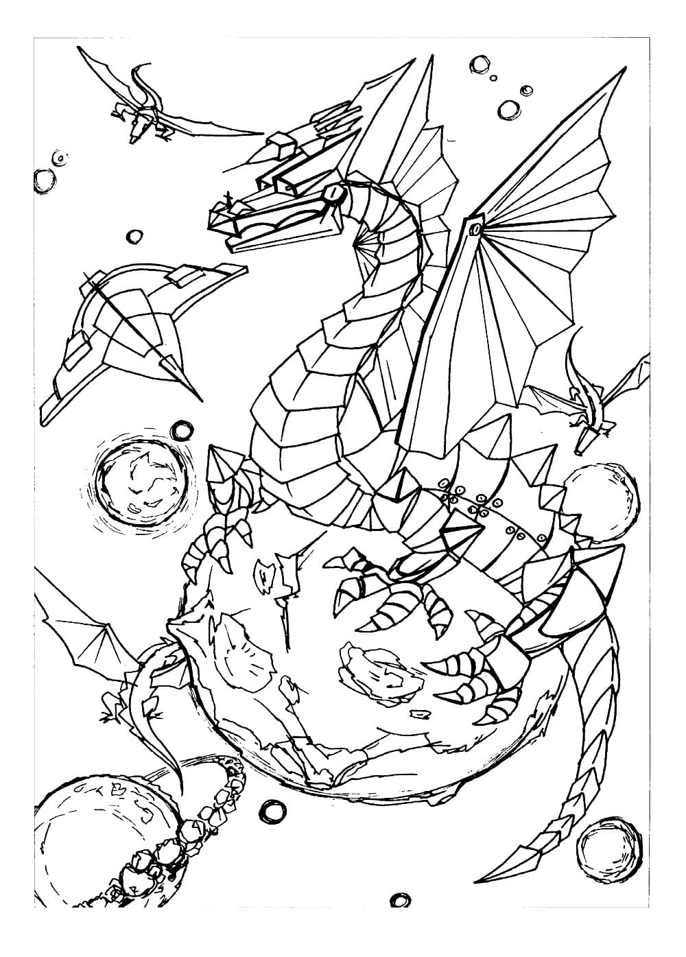 30 Disegni Di Draghi Da Colorare Dragon Coloring Page - vrogue.co