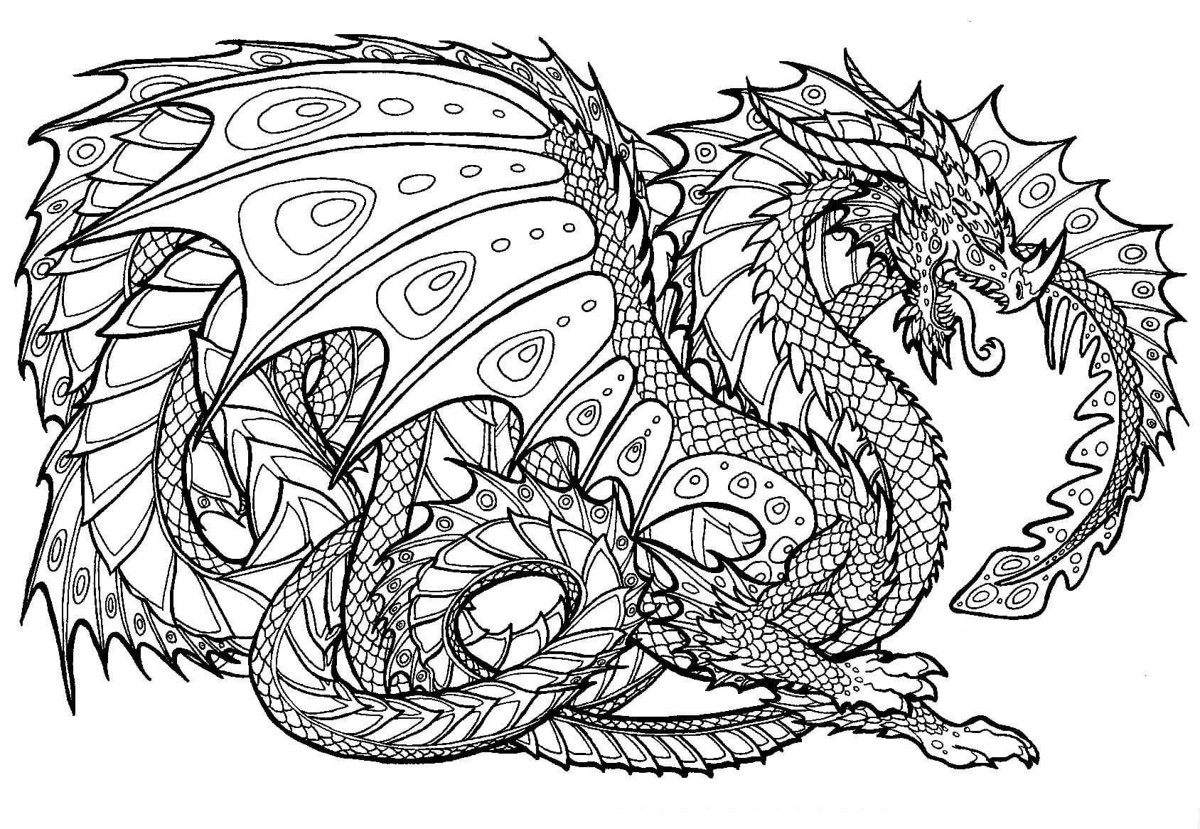 30 Disegni Di Draghi Da Colorare Dragon Coloring Page Dragon | Porn Sex ...