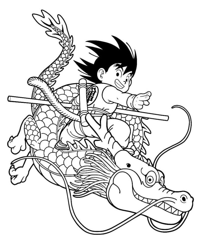 Dragon coloring pages