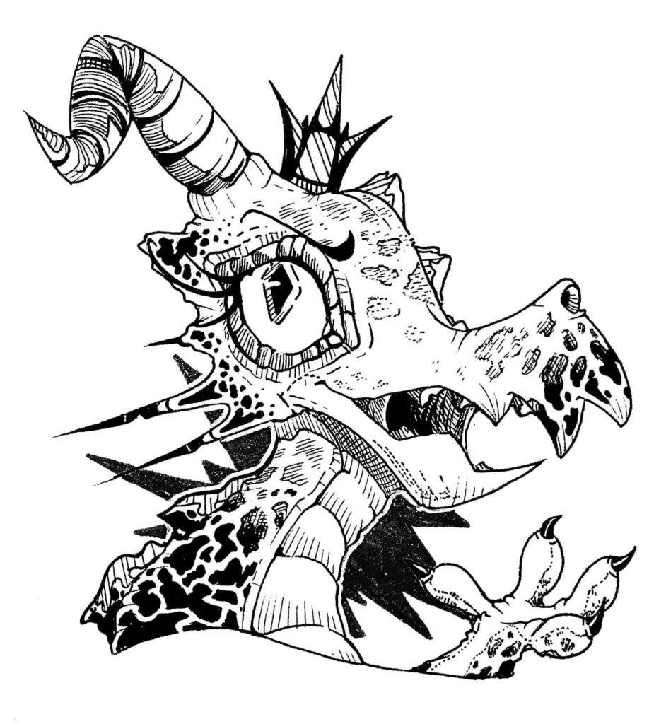 Dragon coloring pages