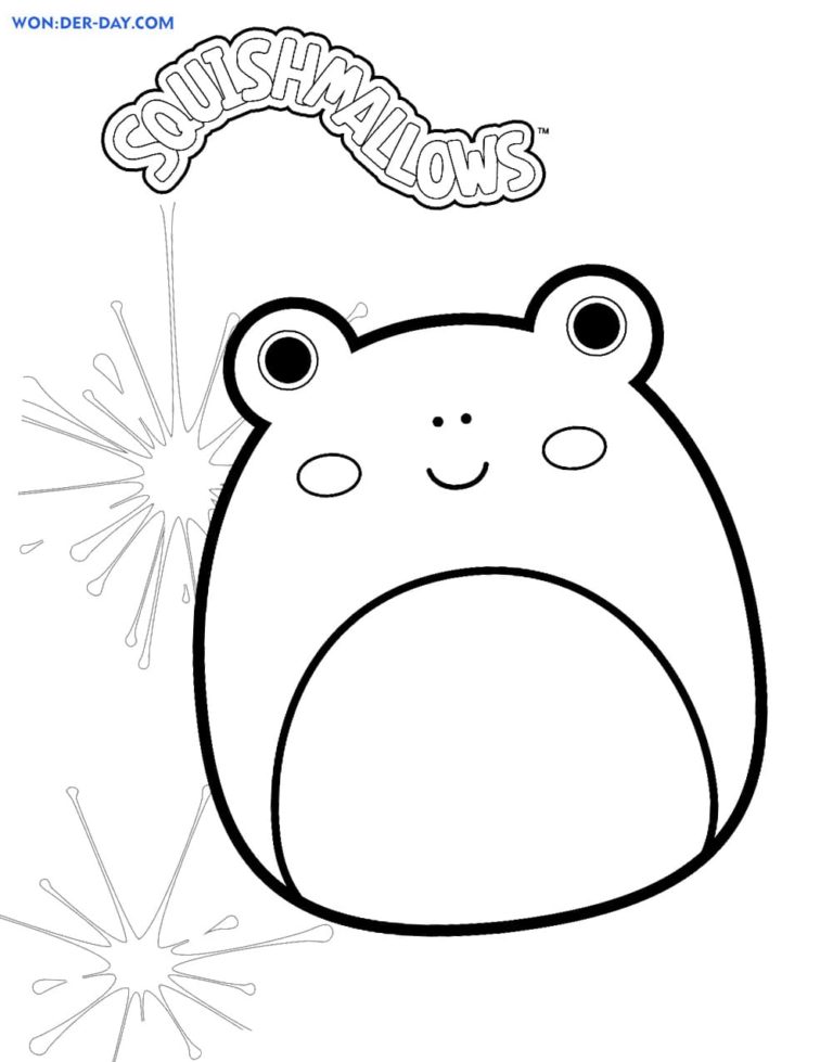 Squishmallows Coloring Pages Printable Squishmallows Coloring Pages