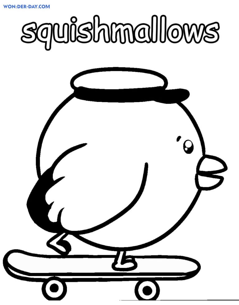 Squishmallows Coloring Pages Printable / Squishmallows Coloring Pages