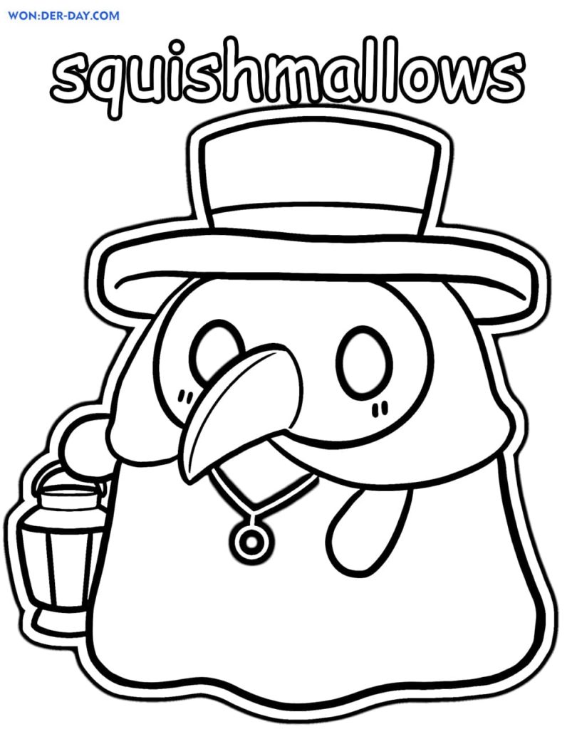 Squishmallows coloring pages