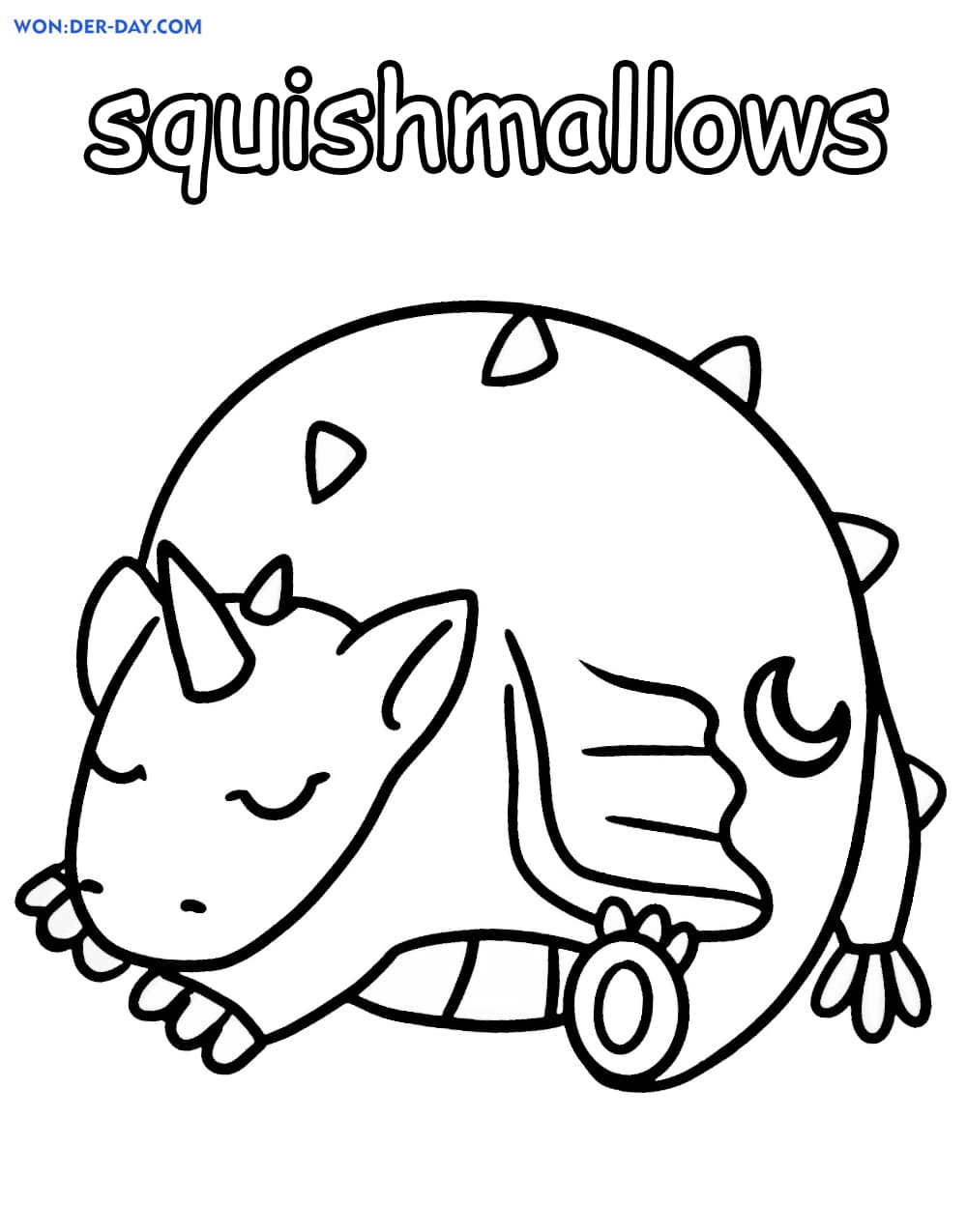 Squishmallows Coloring Pages Printable Coloring Pages Free