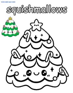 Squishmallows Coloring Pages Printable : Squishmallows Puff Coloring