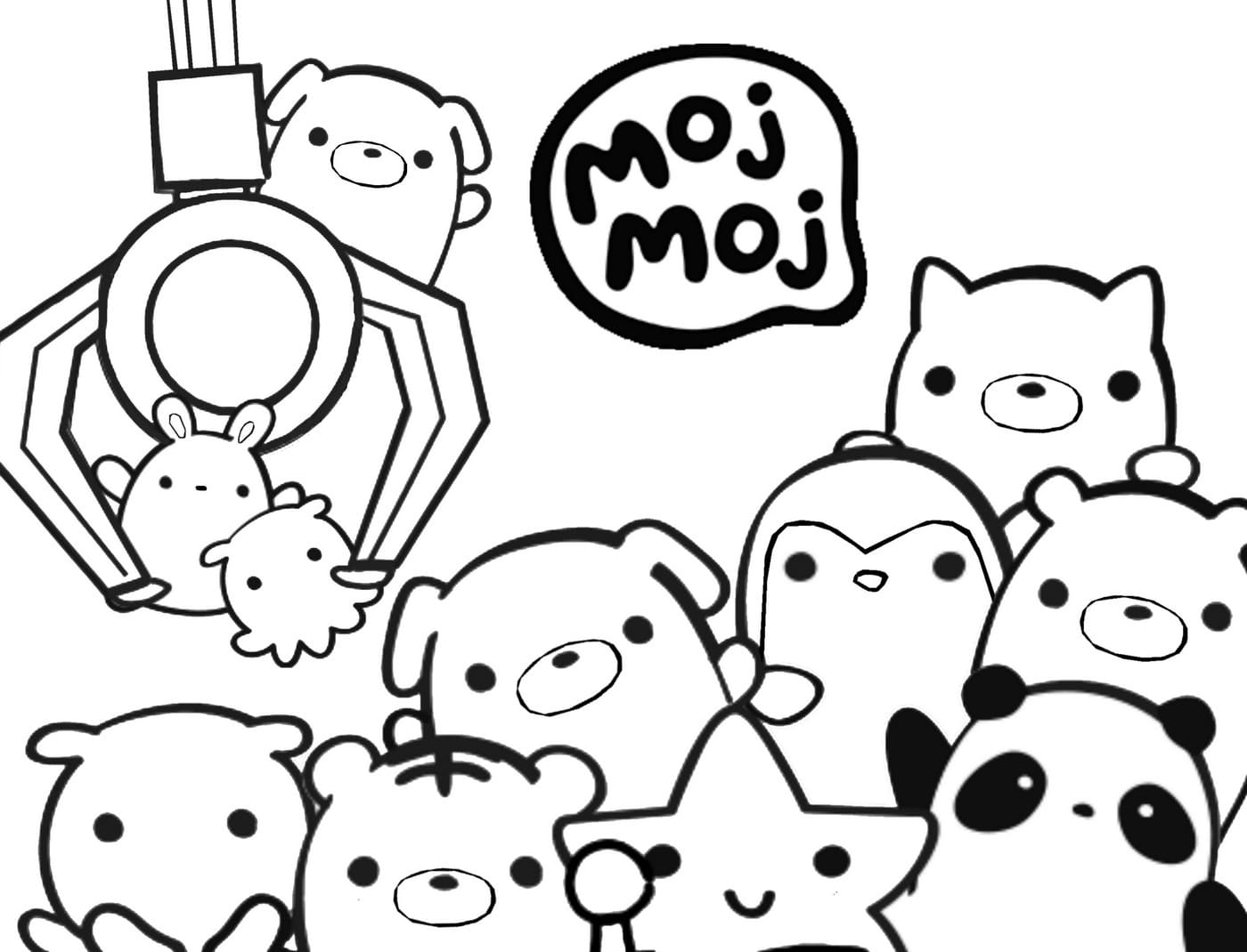 Squishmallows Sketch Coloring Page