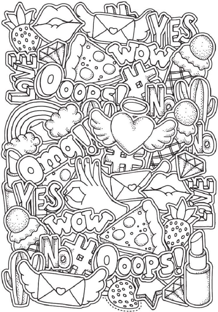 Aesthetics Coloring Pages
