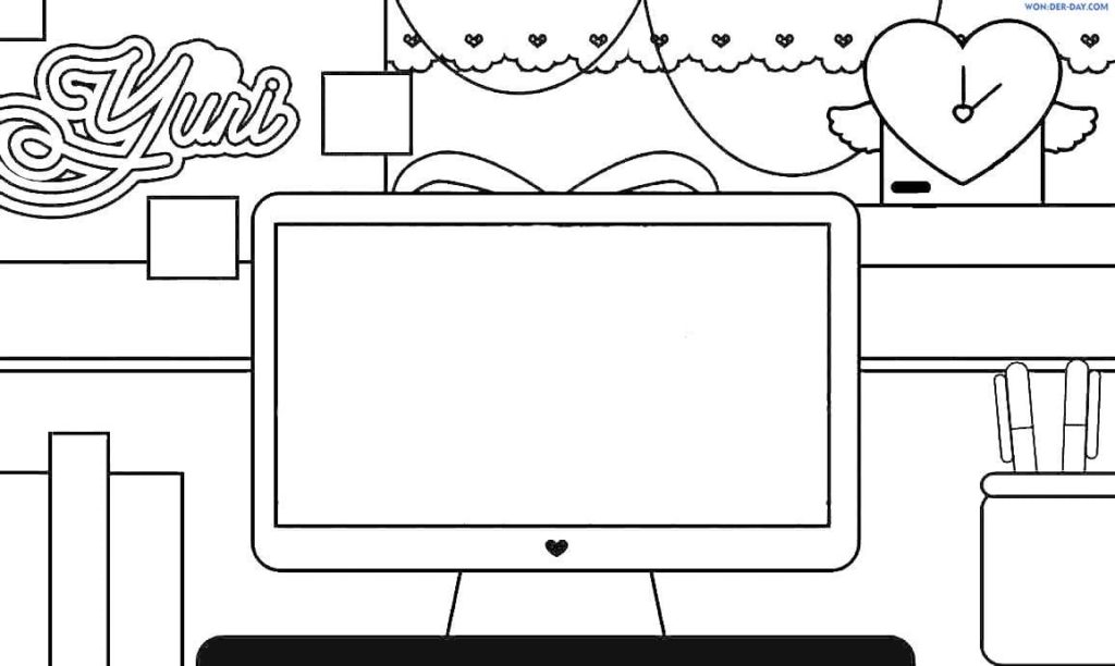 Aesthetics Coloring Pages